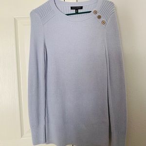 long light blue sweater